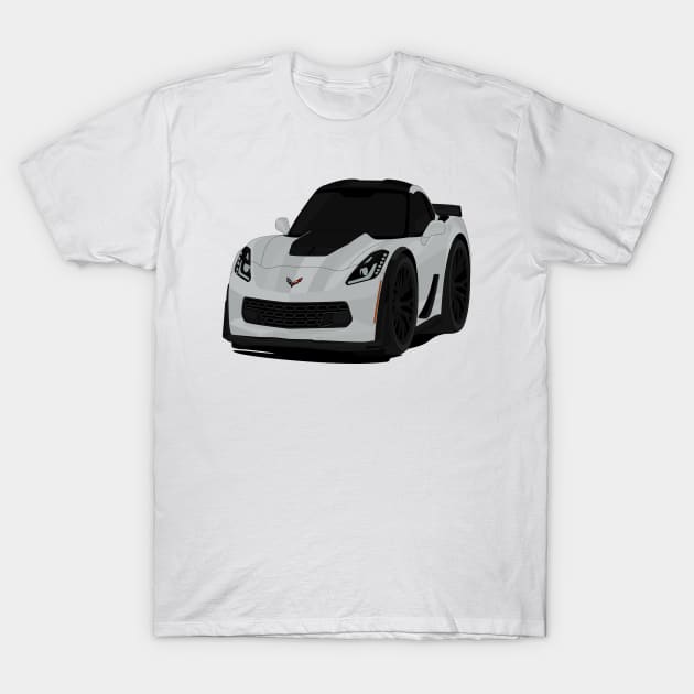 Z06 SILVER T-Shirt by VENZ0LIC